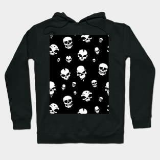 Hand drawn skull pattern Hoodie